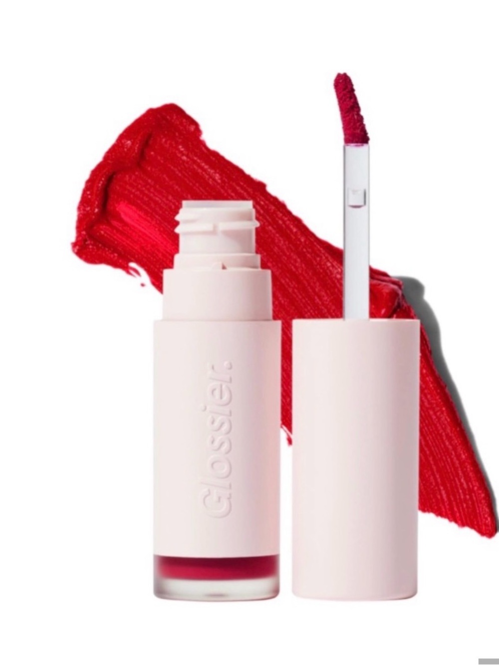 Glossier G Suit Liquid Lipstick in Shade Jet- True Red